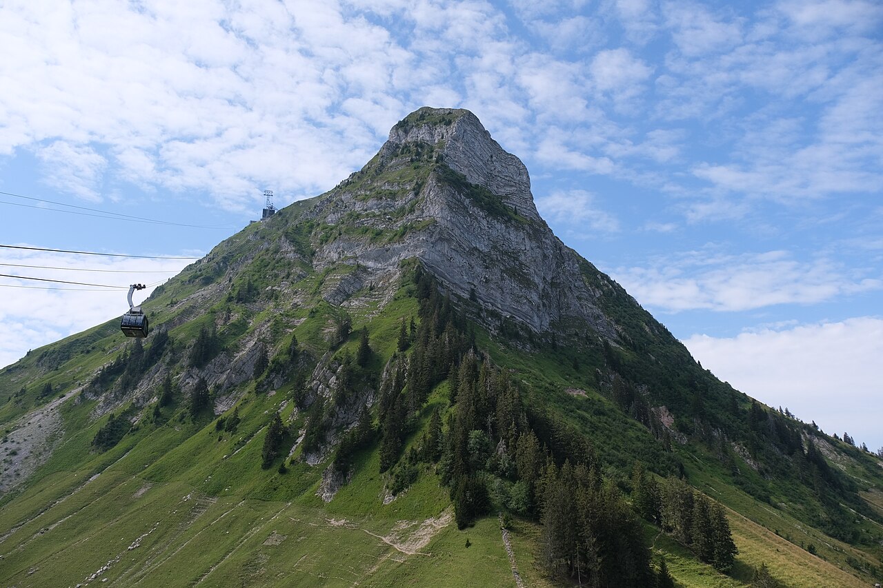 Le Moléson vu depuis le nord-est.